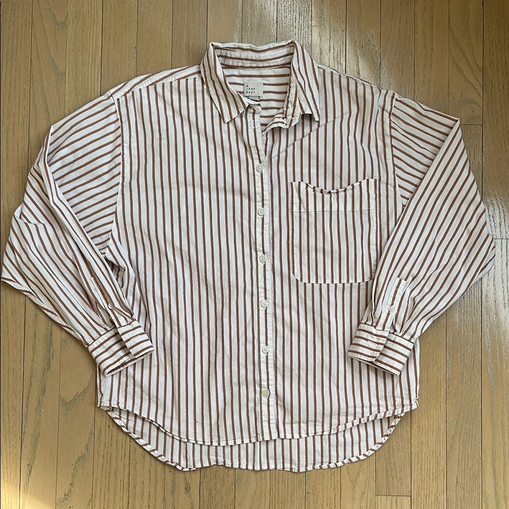 A New Day - Striped Button Down